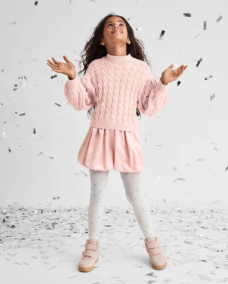 Girls Satin Bubble Skirt