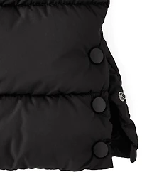 Doudoune longue épaisse doublée de fausse fourrure pour filles