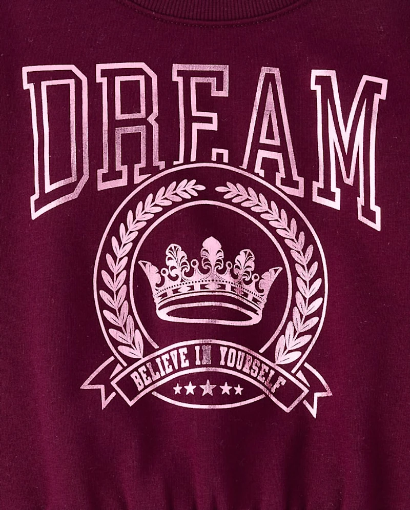 Girls Embellished Winter Warm Sweatshirt