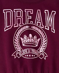 Girls Embellished Winter Warm Sweatshirt