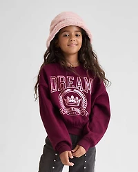 Girls Embellished Winter Warm Sweatshirt