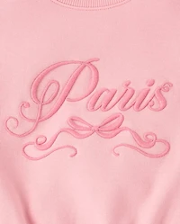 Girls Embellished Winter Warm Sweatshirt