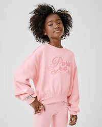 Girls Embellished Winter Warm Sweatshirt