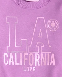 Girls Embellished Winter Warm Sweatshirt