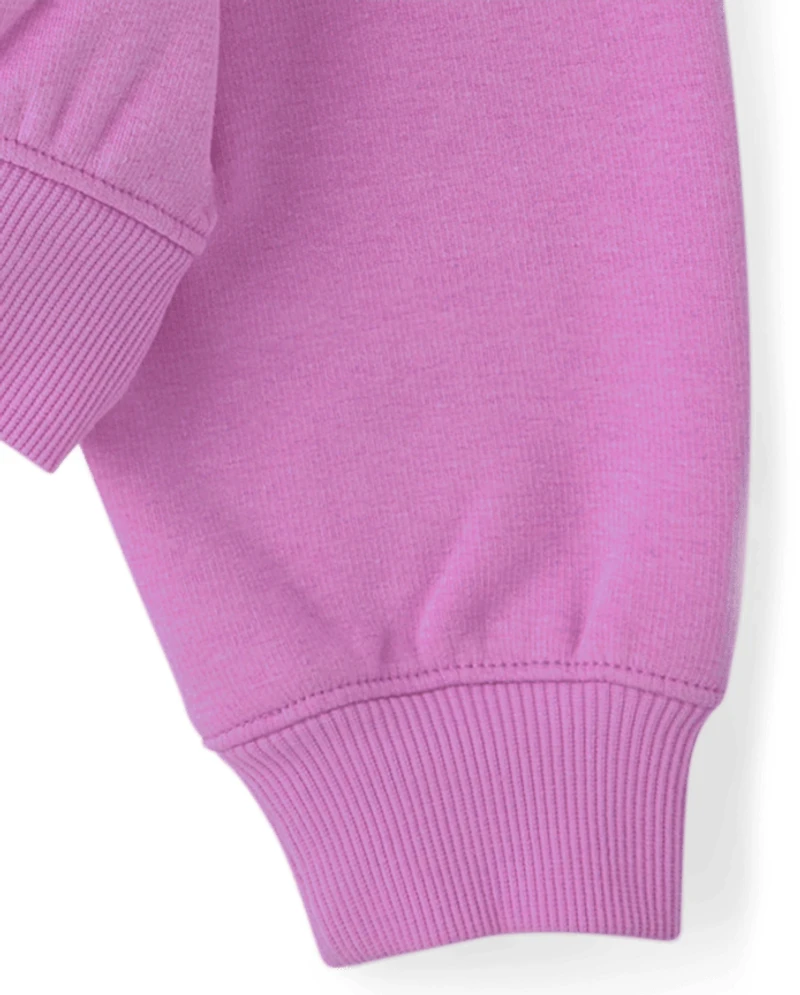 Girls Embellished Winter Warm Sweatshirt