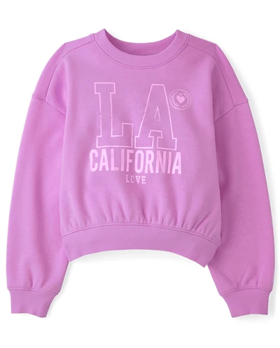 Girls Embellished Winter Warm Sweatshirt