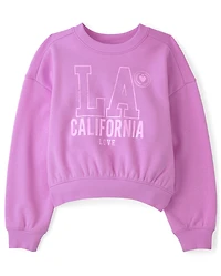 Girls Embellished Winter Warm Sweatshirt