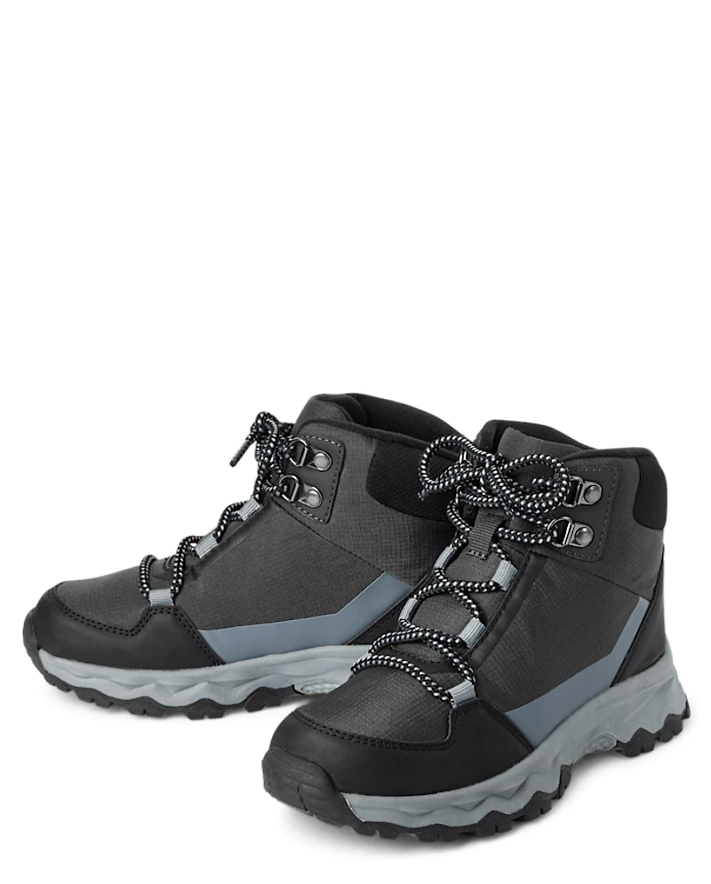 Boys Colorblock Hiker Boots