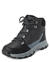 Boys Colorblock Hiker Boots