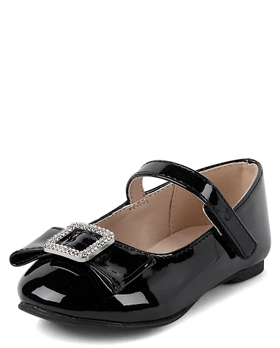 Toddler Girls Jeweled Bow Ballet Flat