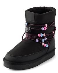 Bottes bouffantes perlées pour filles