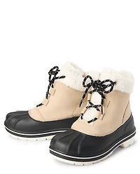Girls Colorblock All Weather Boots