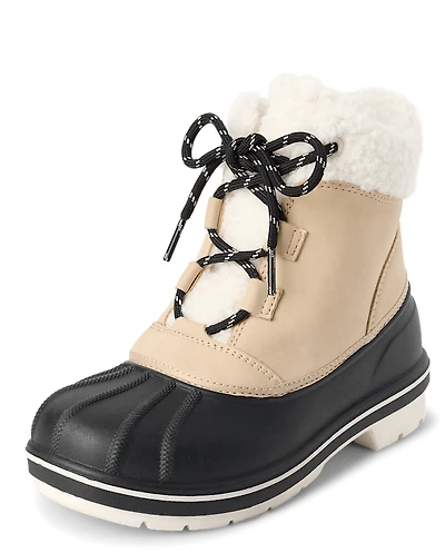 Girls Colorblock All Weather Boots