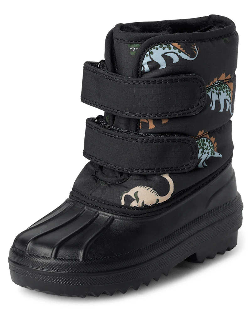 Bottes toutes saisons Dino pour tout-petits garçons