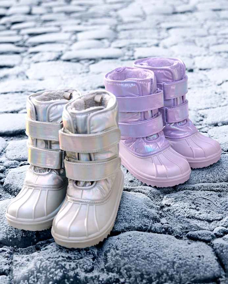Bottes irisées pour filles