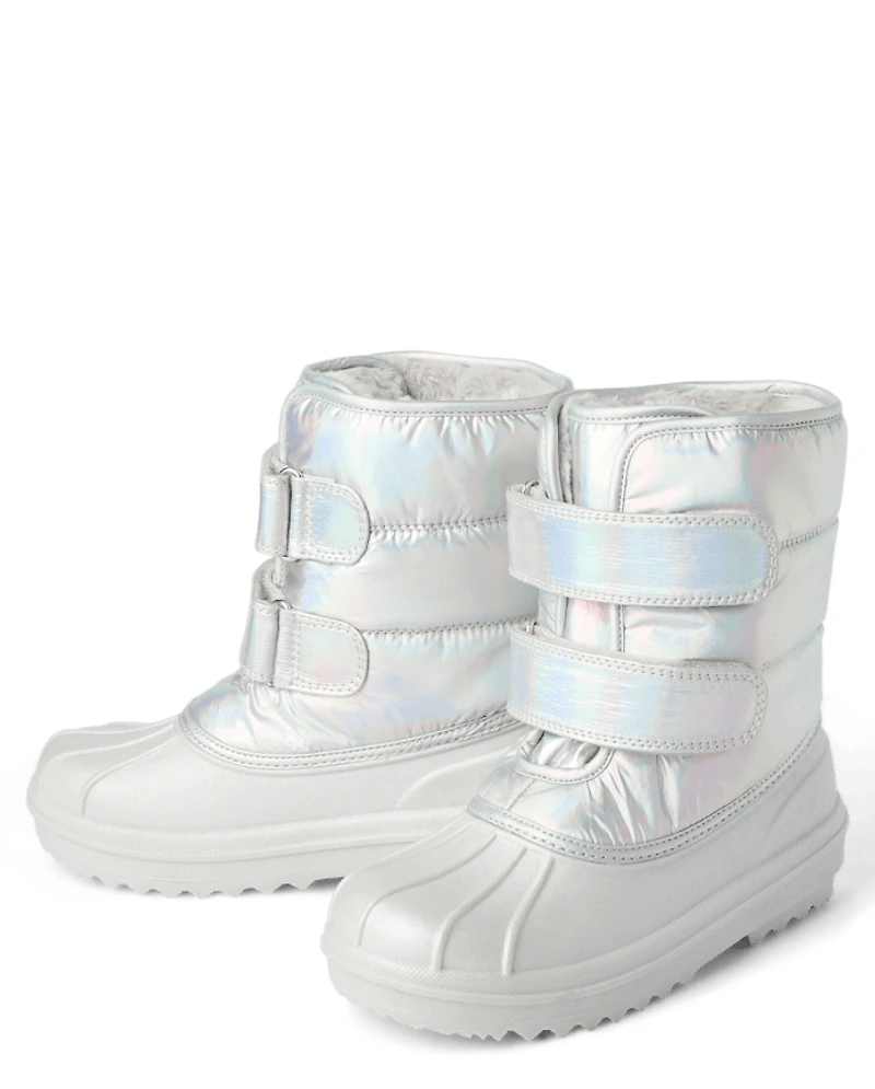 Bottes irisées pour filles