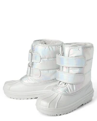 Bottes irisées pour filles