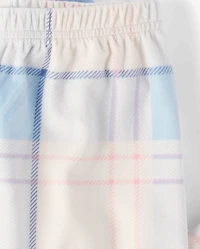 Pyjamas à carreaux pour filles