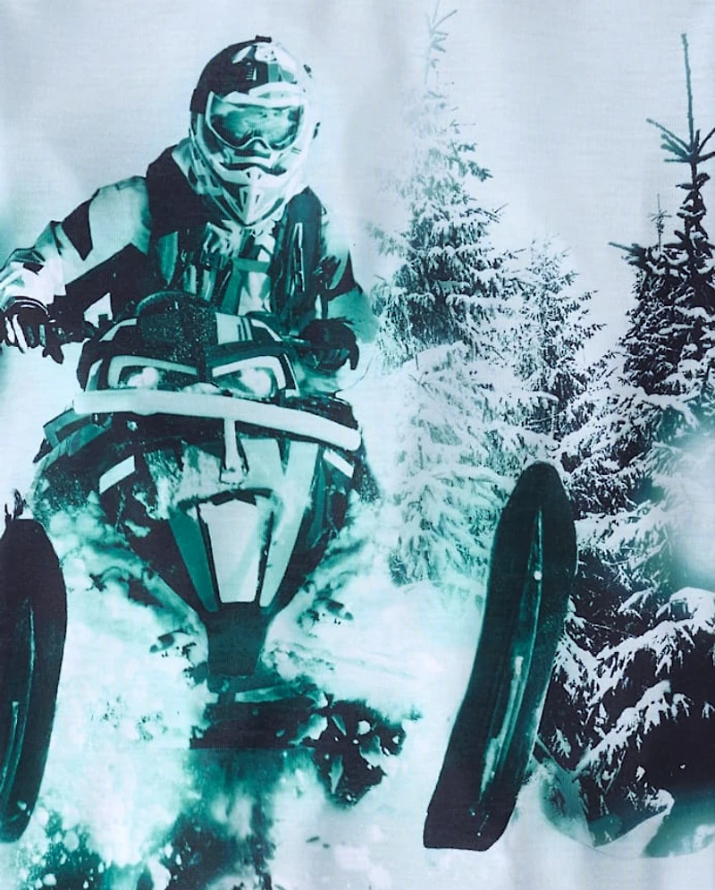 Pyjama motoneige pour garçon