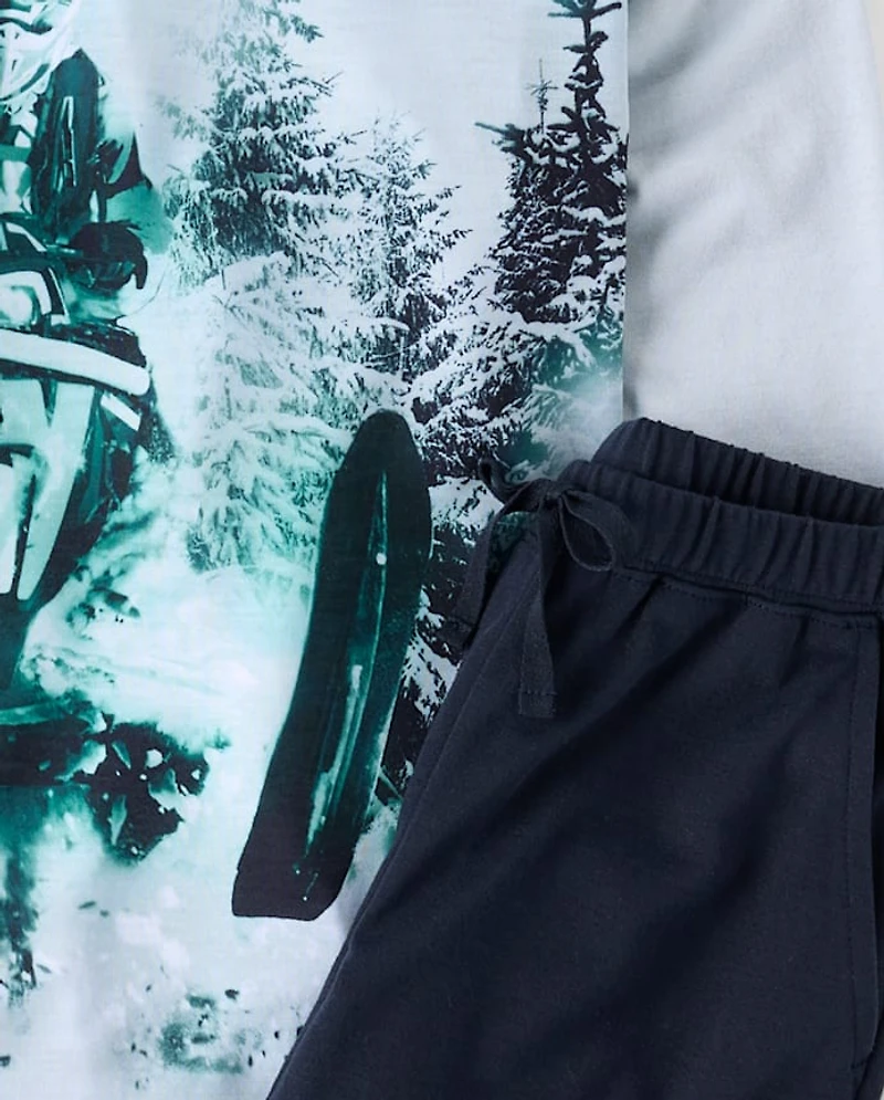 Pyjama motoneige pour garçon