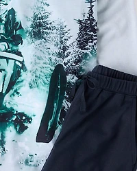 Pyjama motoneige pour garçon