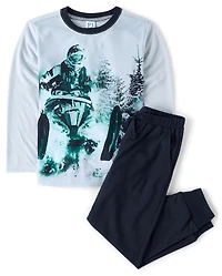 Pyjama motoneige pour garçon