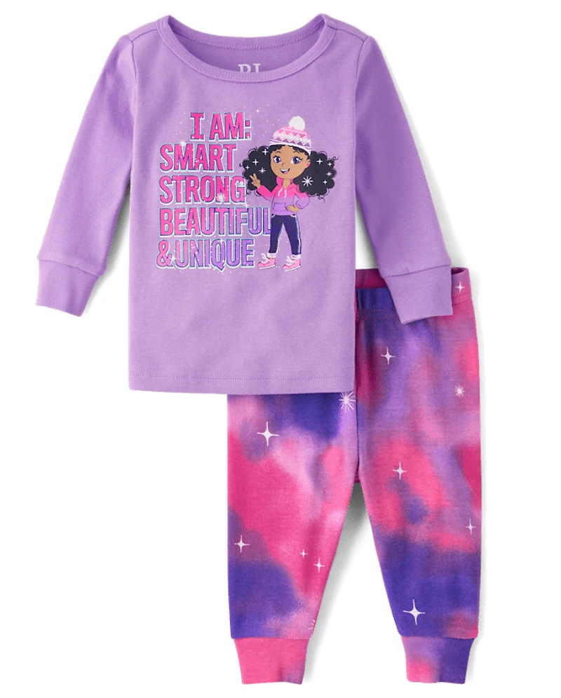 Pyjamas en coton ajustés pour bébés et petites filles