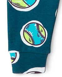 Baby And Toddler Boys Sports Snug Fit Cotton Pajamas