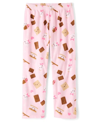 Girls S'mores Microfleece Pajama Pants
