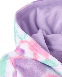 Girls Heart One Piece Pajamas - Cozy Fleece