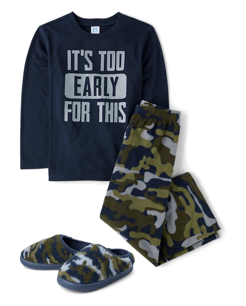 Boys Camo Pajamas