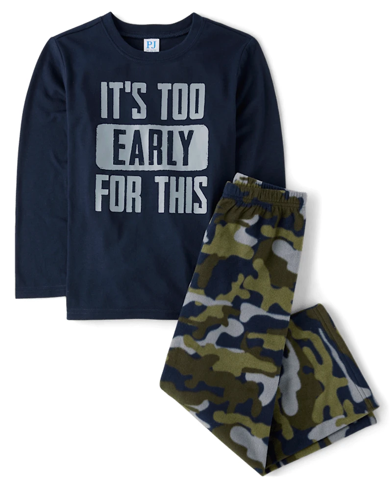 Boys Camo Pajamas