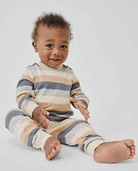 Baby Boys Striped Sweater 2-Piece Playwear Set