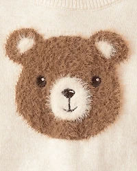 Baby Boys Intarsia Bear Sweater 2-Piece Playwear Set