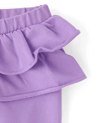 Baby Girls Floral Ruffle Leggings 2-Pack