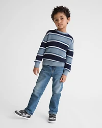 Baby And Toddler Boys Lined Roll Cuff 90s Loose Jeans