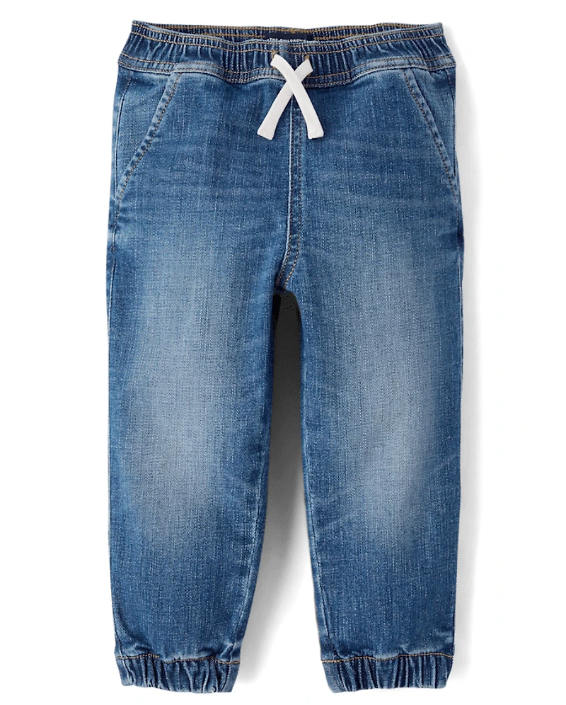 Jeans de jogging à enfiler pour bébés et tout-petits garçons