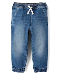 Jeans de jogging à enfiler pour bébés et tout-petits garçons