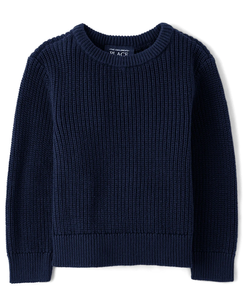 Baby And Toddler Boys Shaker Stitch Sweater
