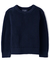 Baby And Toddler Boys Shaker Stitch Sweater