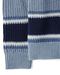 Baby And Toddler Boys Striped Chunky Sweater