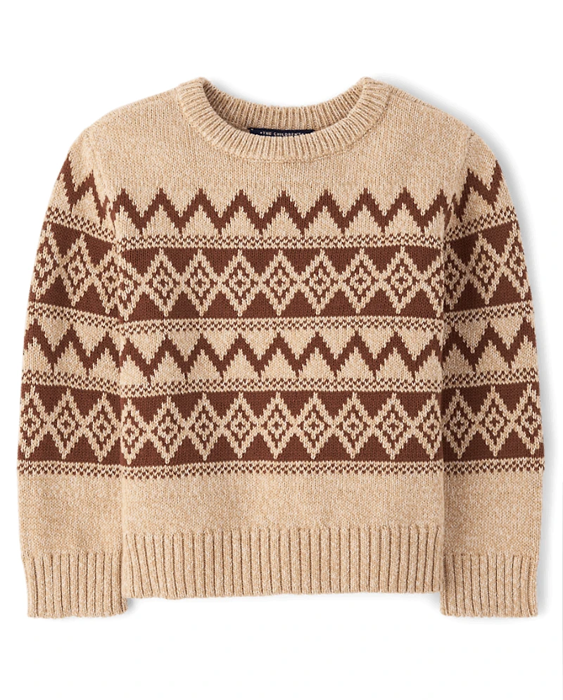 Baby And Toddler Boys Fairisle Sweater