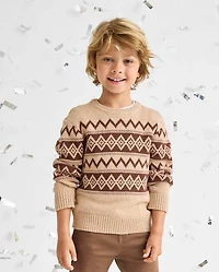 Baby And Toddler Boys Fairisle Sweater