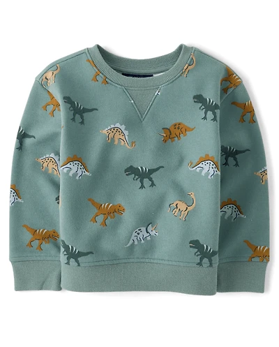 Baby And Toddler Boys Print Premium Fleece Sweatshirt