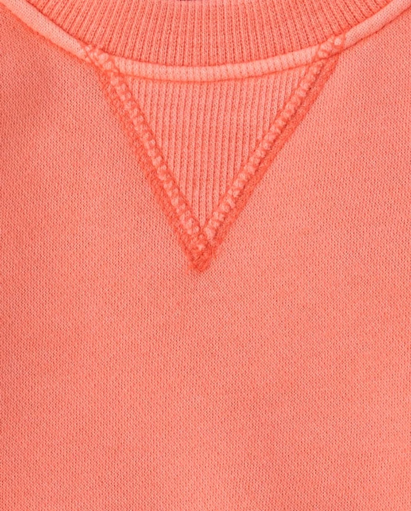 Baby And Toddler Boys Garment Dyed Premium Fleece Sweatshirt