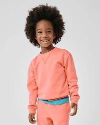 Baby And Toddler Boys Garment Dyed Premium Fleece Sweatshirt