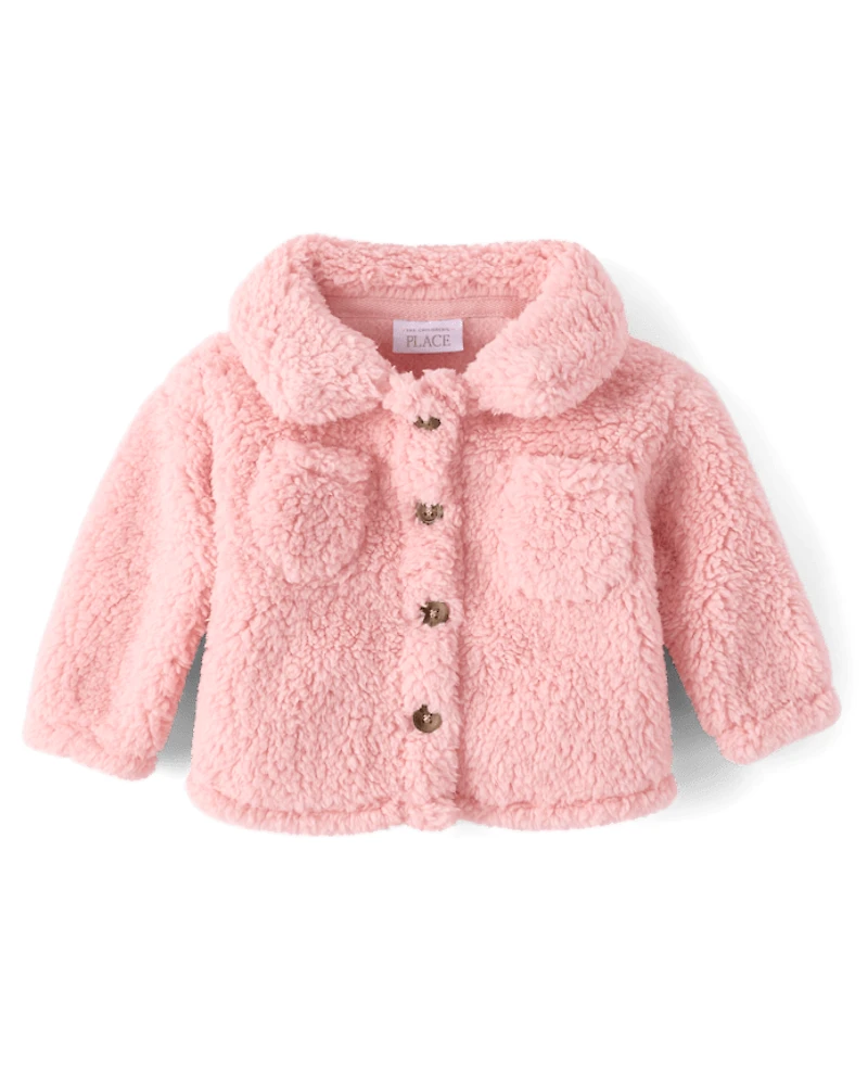 Baby Girls Sherpa Jacket