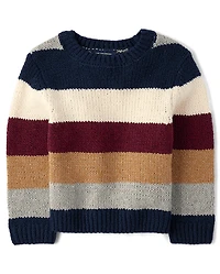 Baby And Toddler Boys Colorblock Sweater