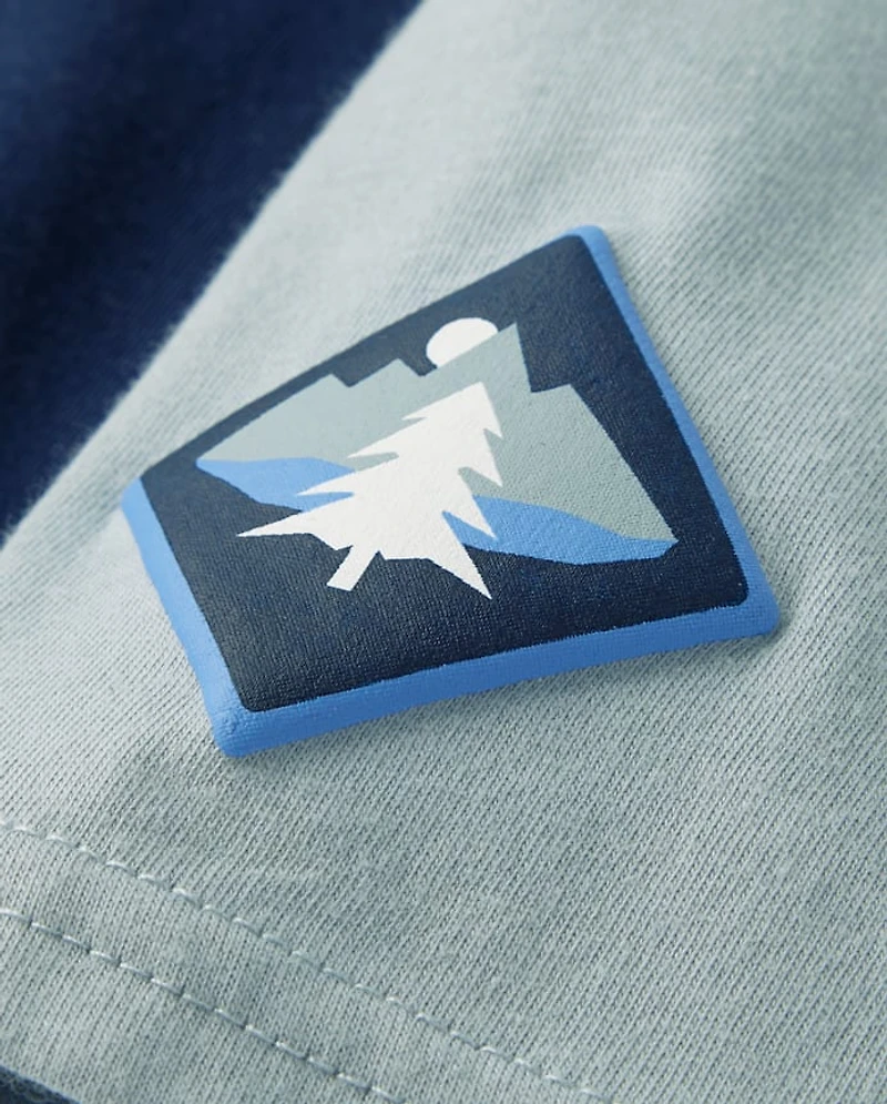 Baby And Toddler Boys Puff Print Graphic Layered Top