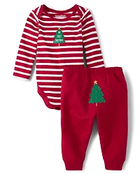 Baby First Christmas 2-Piece Playwear Set